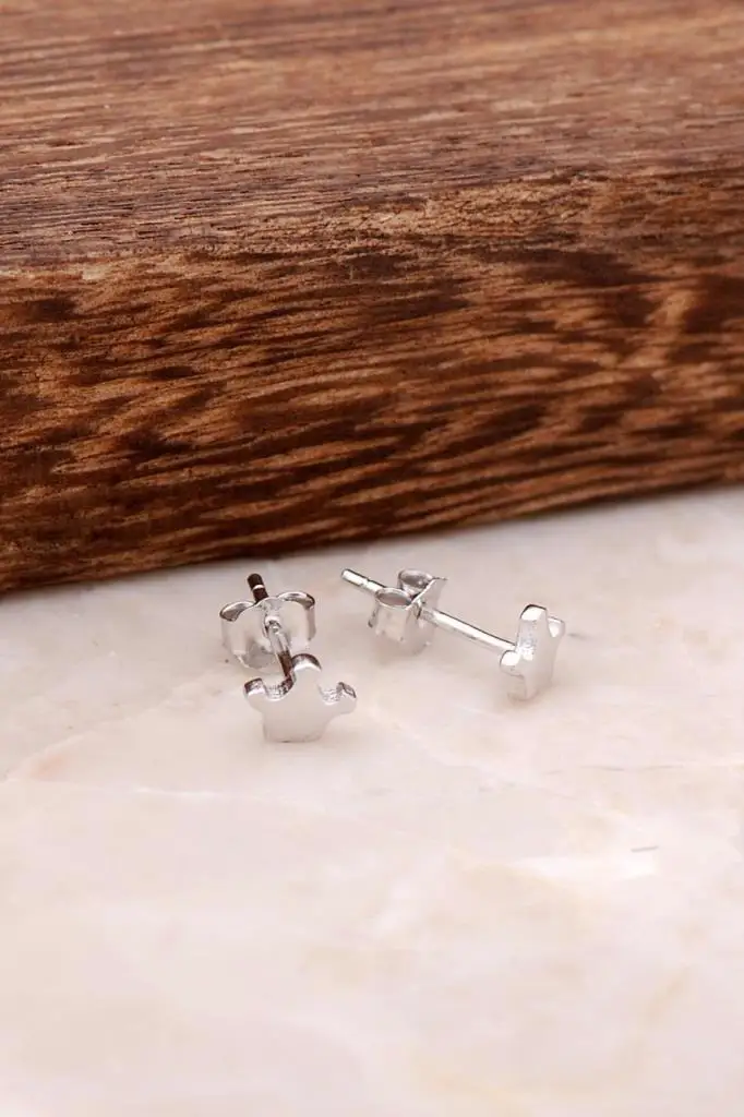 

Женские серьги из серебра 3834 пробы, с Королевской короной