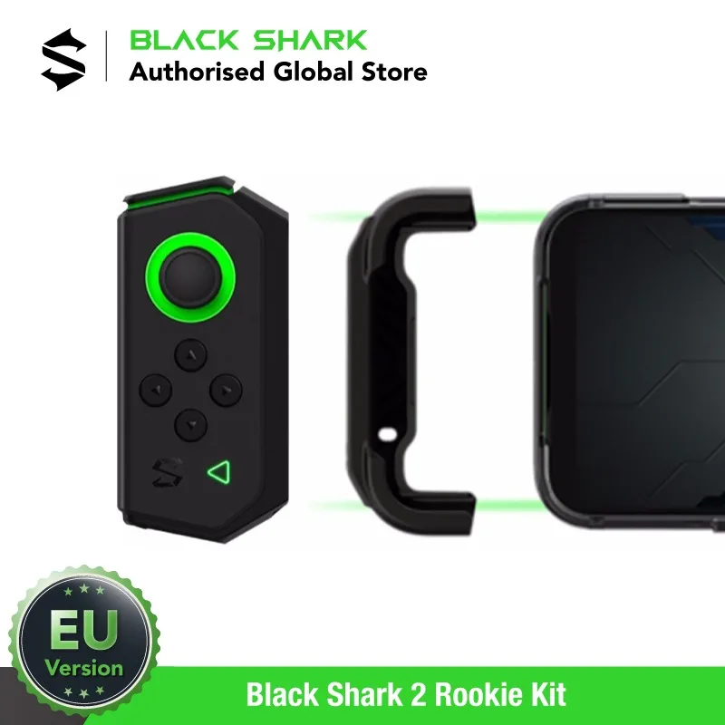 Черный джойстик Shark 2 0 с держателем (левая сторона) + черный версия)-BlackShark /