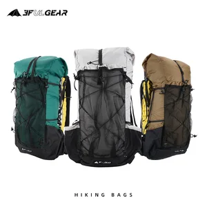 3F UL GEAR QiDian Hiking Backpack 40+16L Outdoor Waterproof Climbing Bag Qi Dian UltraLight Pack Tre in India