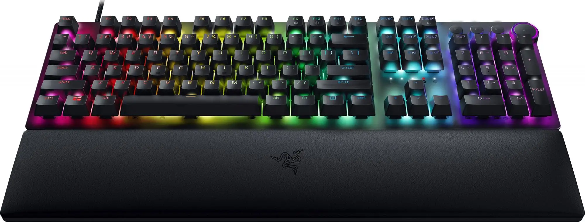 Клавиатура механическая Razer Huntsman V2 Purple Switch качественные кейкапы игровая