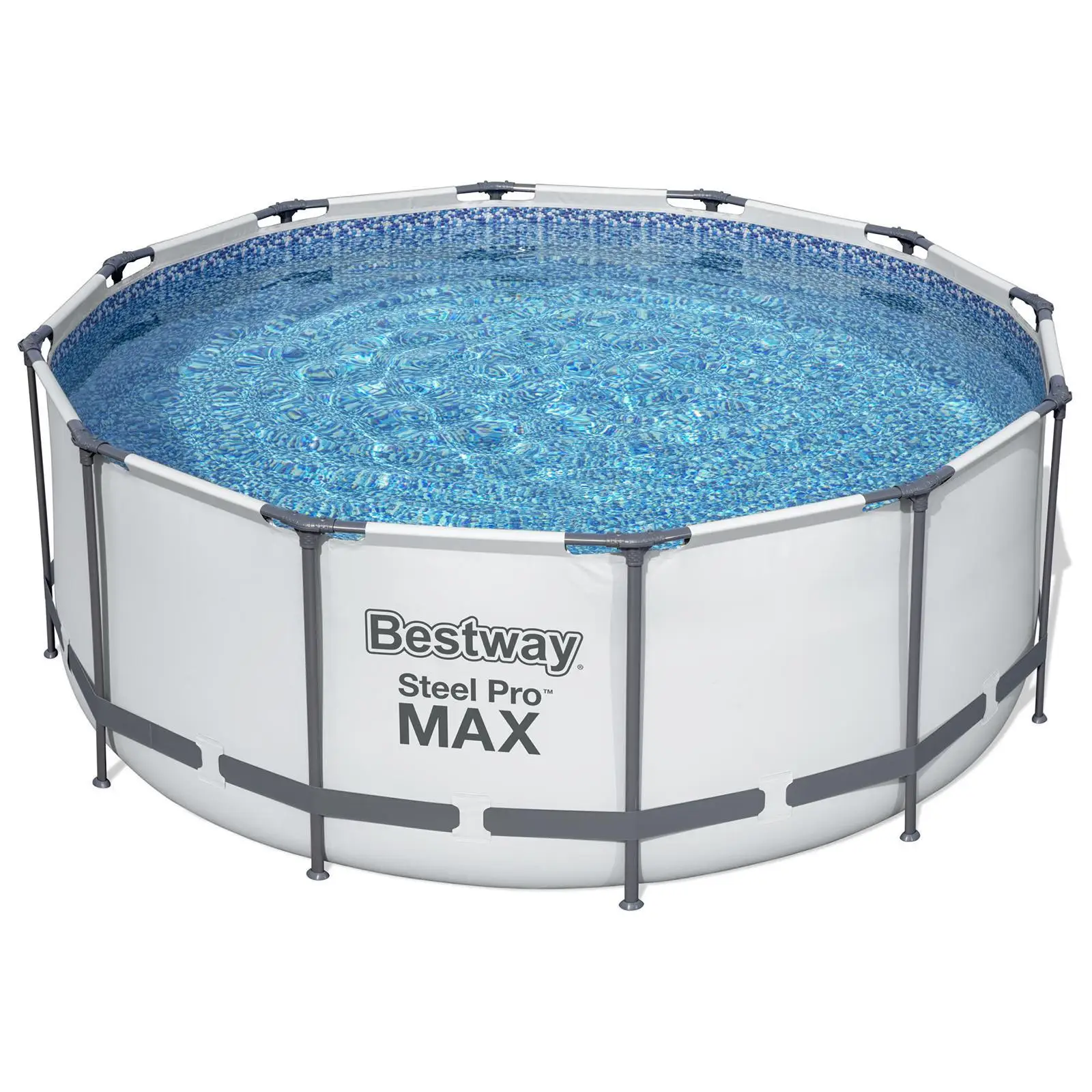Бассейн каркасный Steel Pro MAX 366 х 122 см фильтр-насос лестница тент 56420 Bestway |