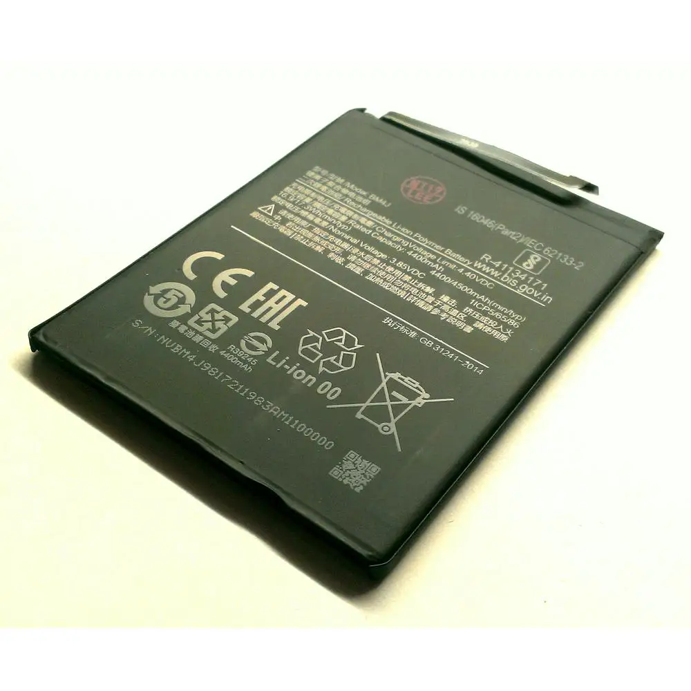 Аккумулятор для Xiaomi Redmi Note 8 Pro (BM4J) 4400 mAh | Аккумуляторы мобильных телефонов