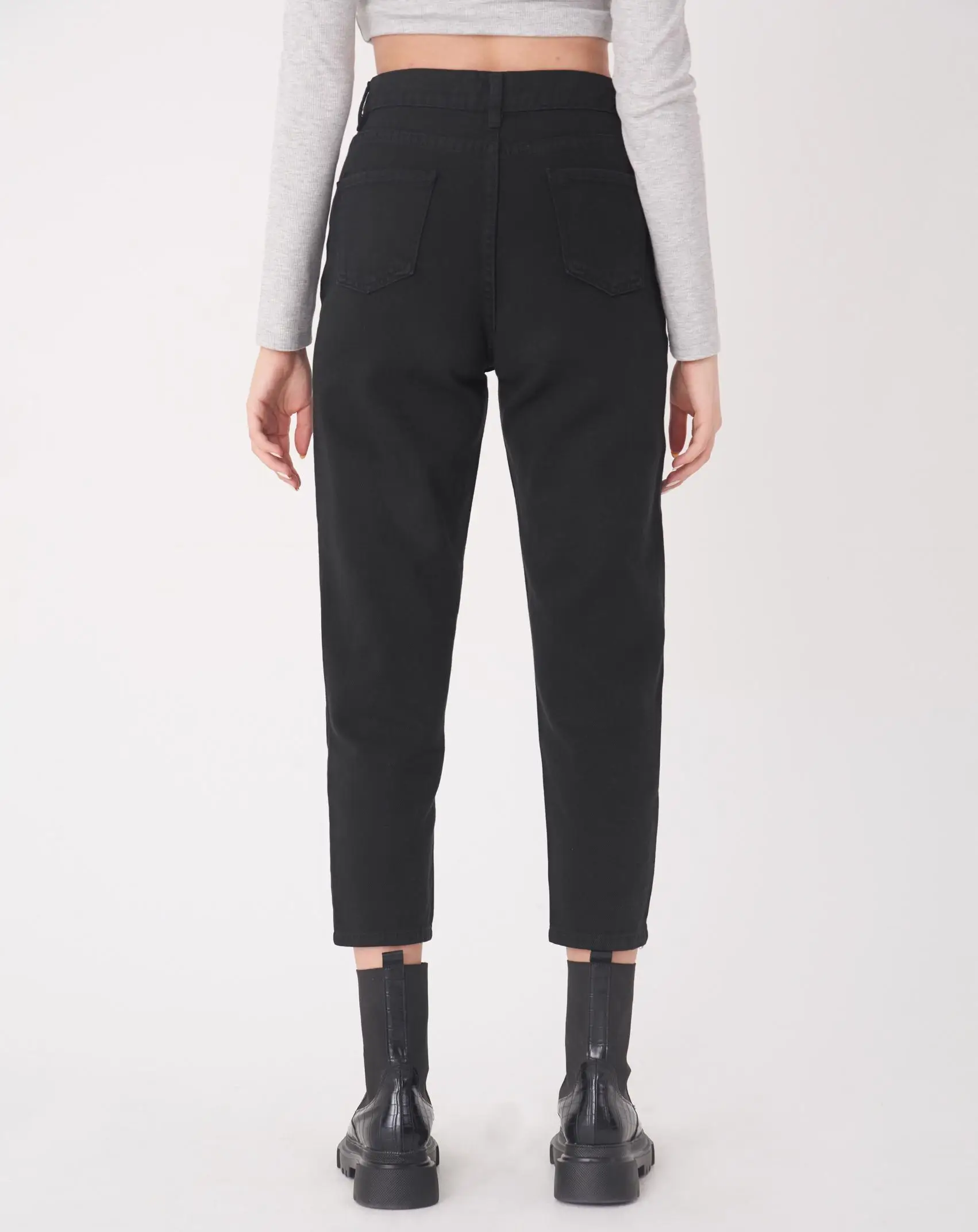 

Nese 2021 Women's Pants Jeans For Girls Vintage Clothes High Waist Fashion Trouser Female Femme Streetwear