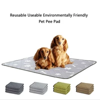 6045cm pet dog washable diaper pad four layer waterproof diapers reusable training mat for animal rabbit cat seat cover