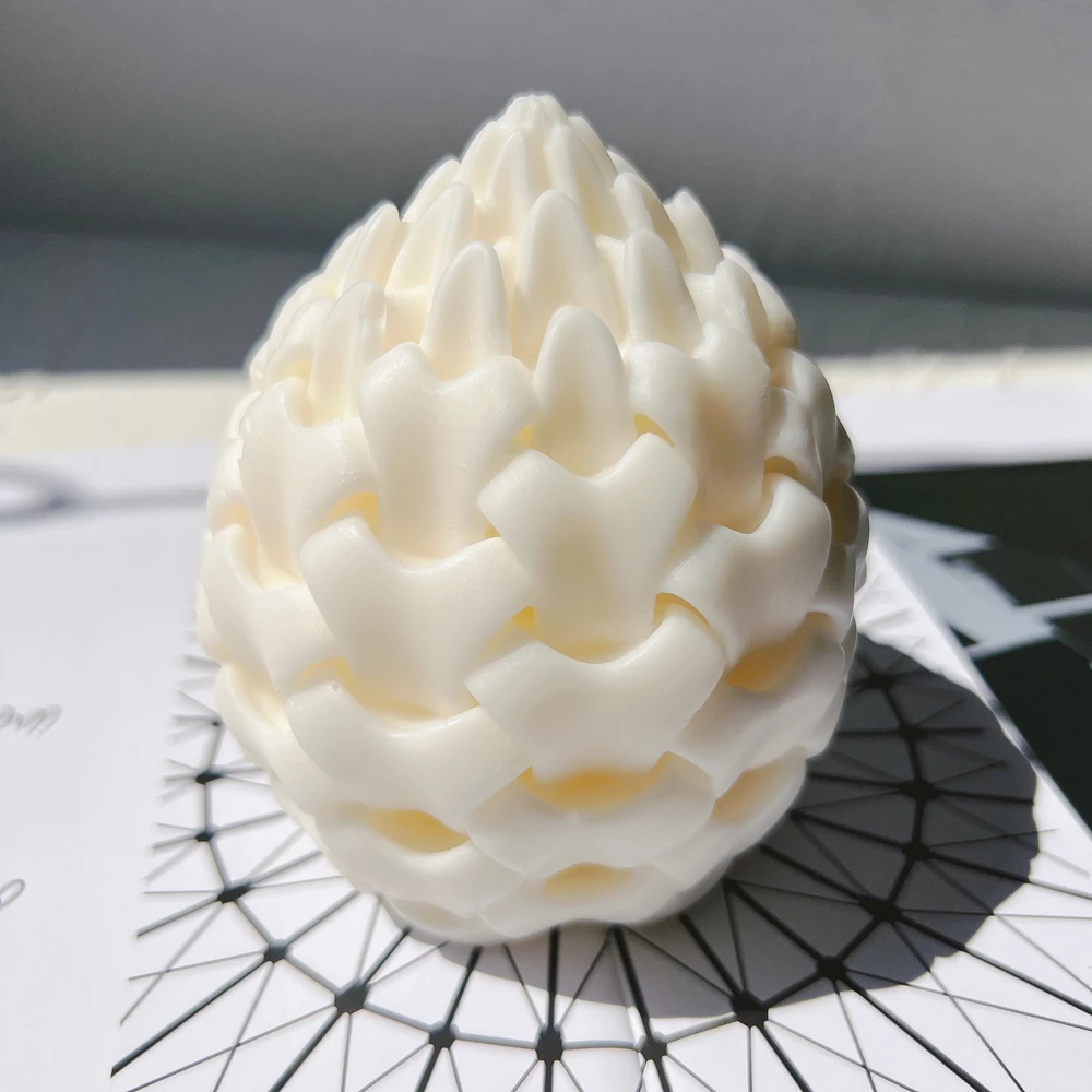 Формы для свечей в виде листвы уникальный современный спиральный крутящийся