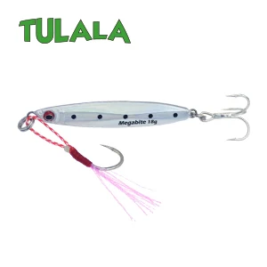 Silver Tulala литой металл 18 г джиговая блесна на Шор отжимание свинца рыбы SeaBass Рыбалка на щуку Приманка снасти вобберы жесткие приманки - Цвет: Silver