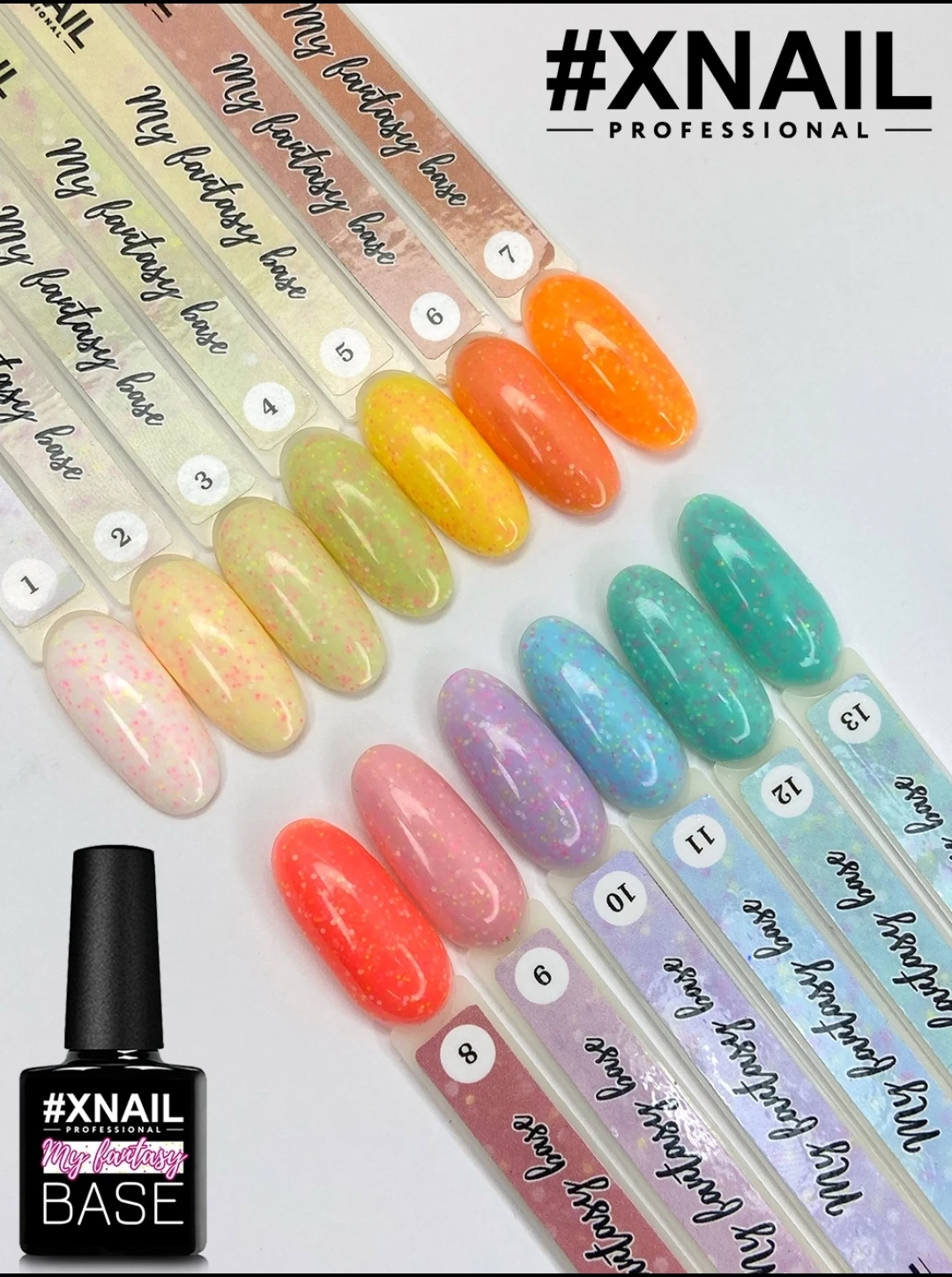 XNAIL MY FANTASY BASE (ЦВЕТНОЕ БАЗОВОЕ ПОКРЫТИЕ) 2 10 ML |