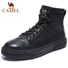 CAMELМужская обувь; сезон осень-зима; мужские ботинки из натуральной кожи; удобные теплые повседневные рабочие ботинки с отстрочкой; материал; Сращивание; Bota