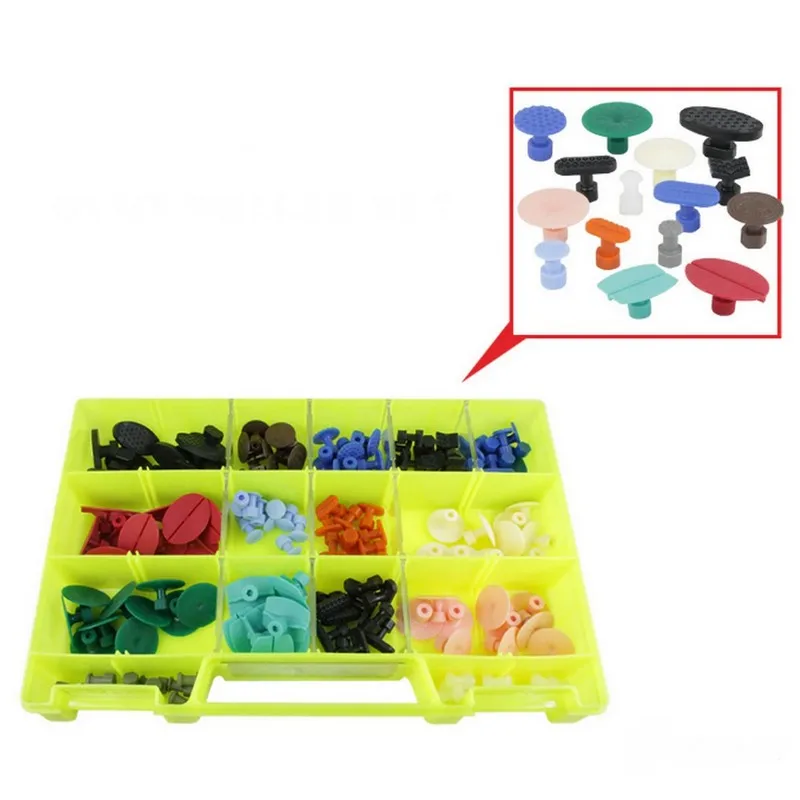 melhor Guia Guia Guia De Pdr Dent Cola Adaptador Ferramenta De Reparo Paintless Dent Remoção Ferramentas Preenchido Reparação Danos Mão Conjunto 150 Pçs 1 Conjunto