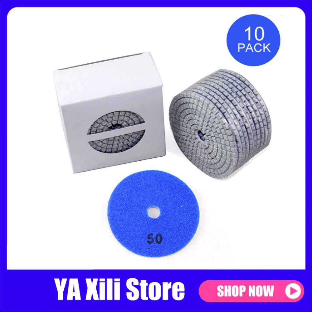 Набор алмазных полировальных колодок 4 дюйма 100 мм 10 шт.|Абразивы| |
