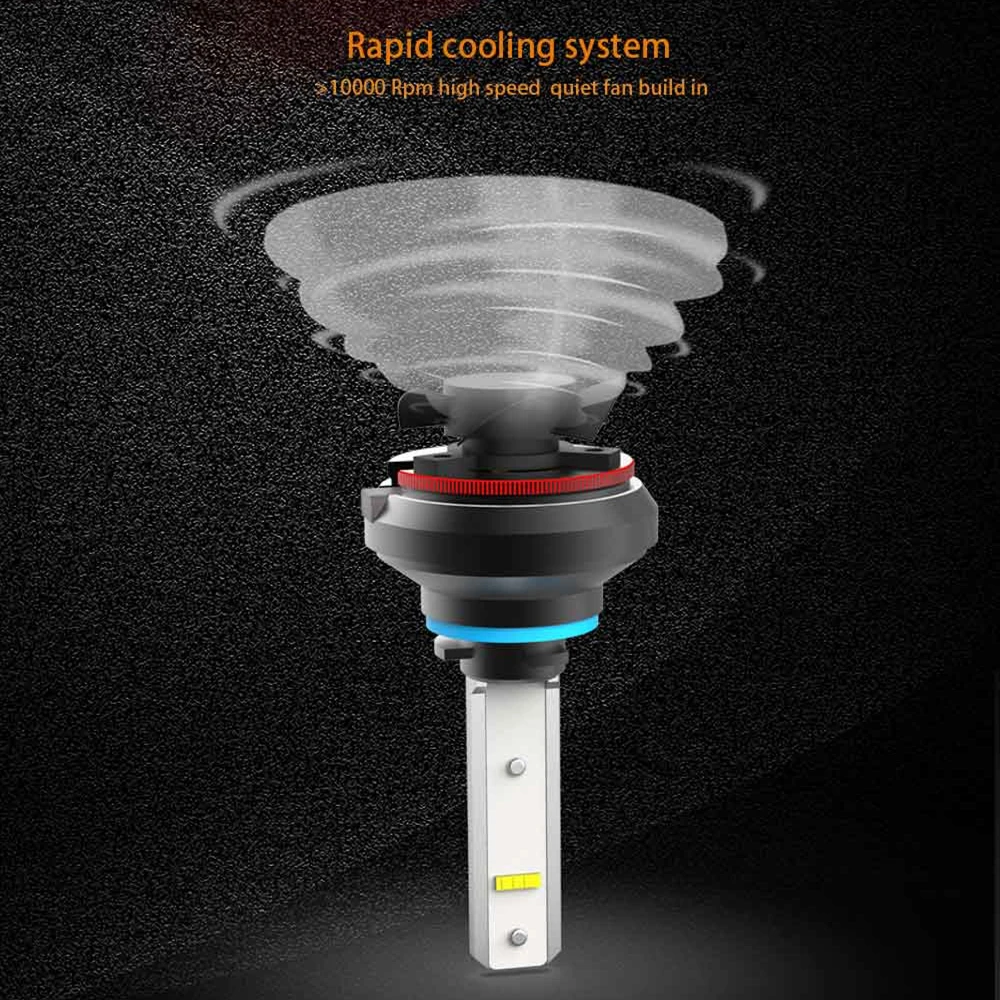 2pcs Car LED Headlight Bulb M9 6500k 50W 5000Lm H1 H3 H4 H7 H8/9/11 H11 9004/9007 9005/9006 880/881 Waterproof Headlights Lamp | Автомобили