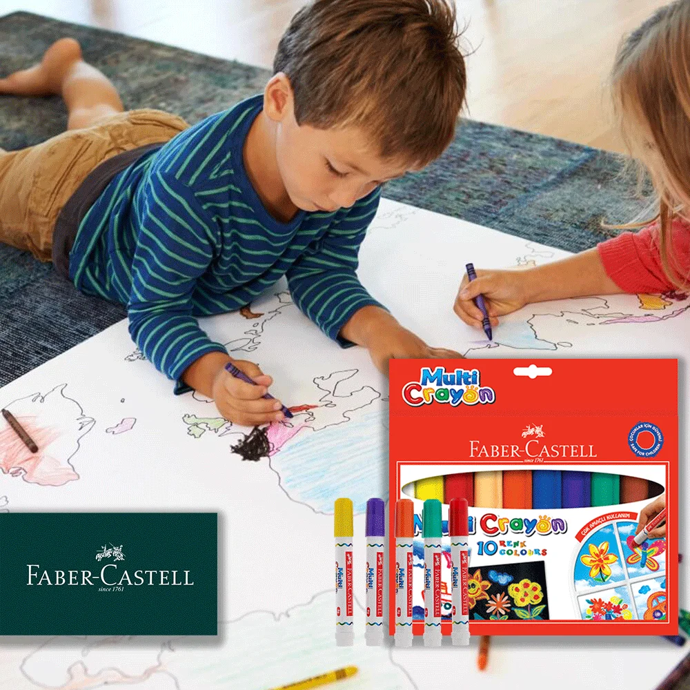 

Faber-Castell Multi Crayon Pastel, Cardboard, Wallet Of 10