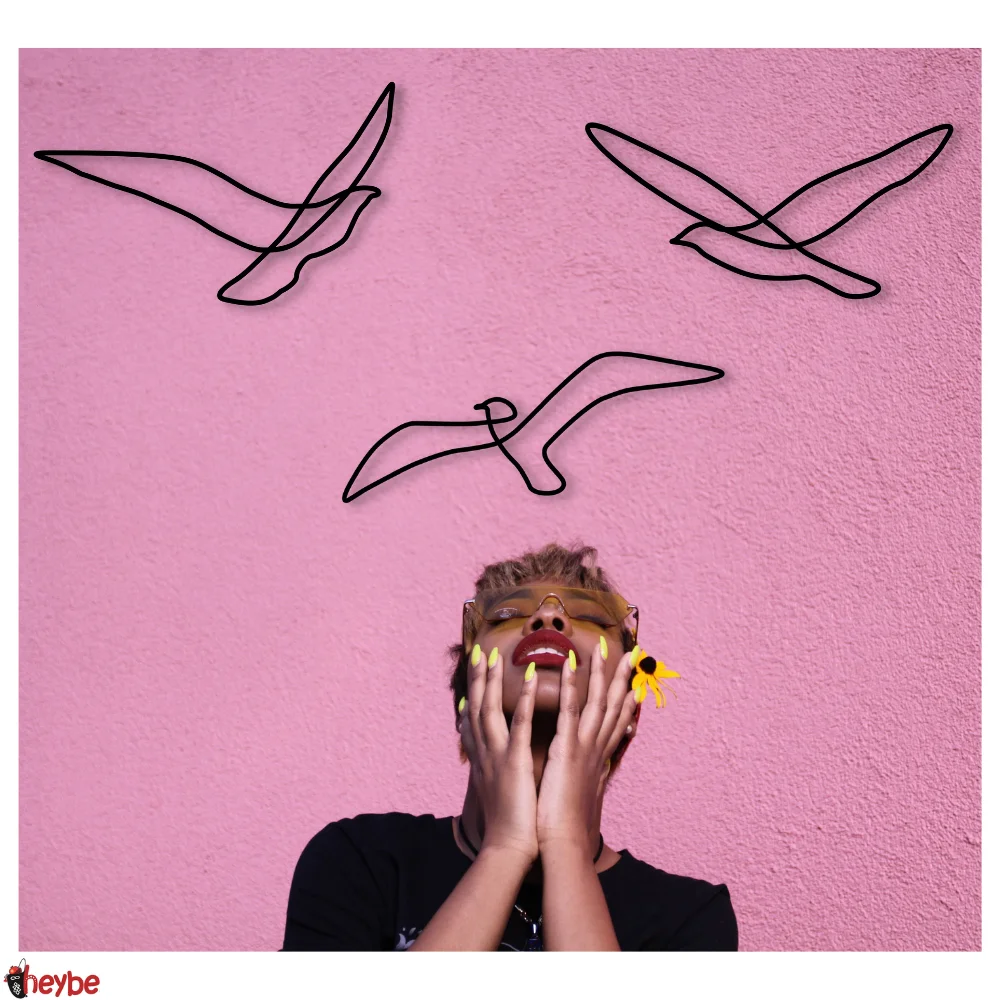 Металлический декор стен и искусство прямые птицы металлический дизайн на стене