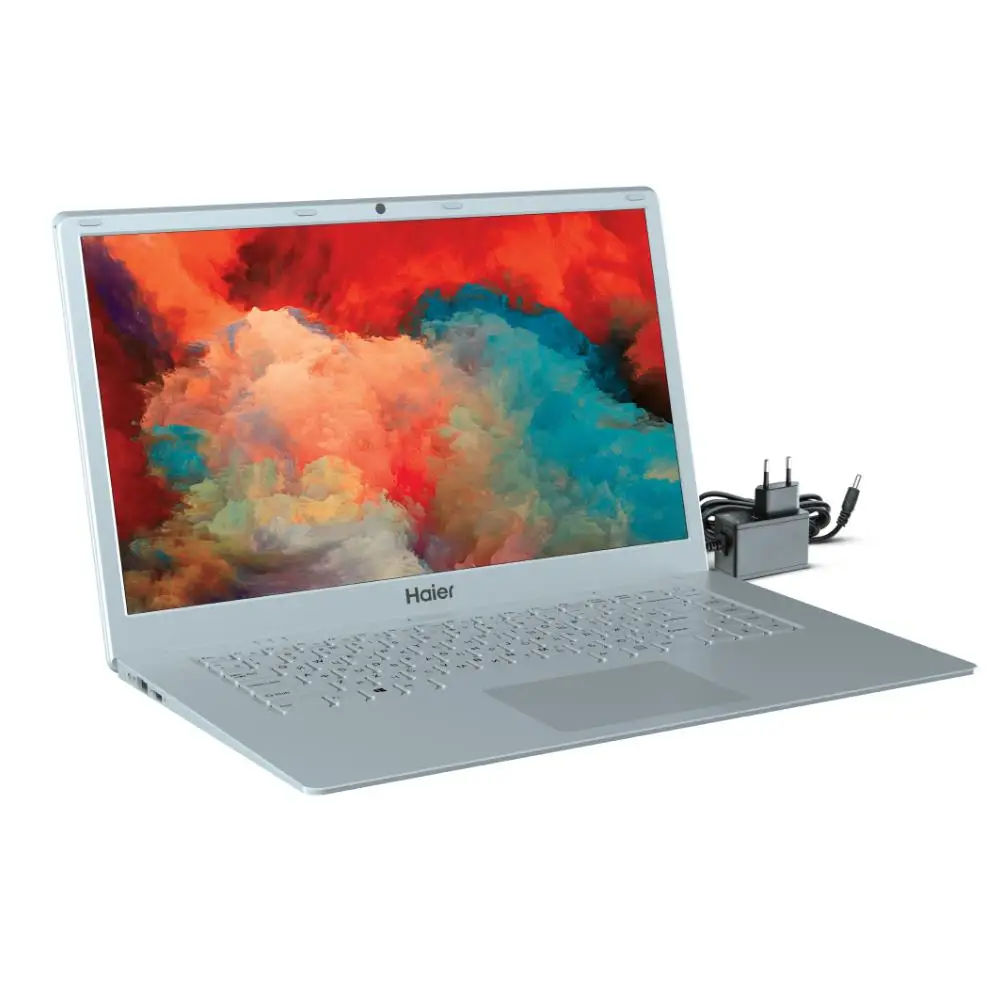 Ноутбук Haier U1520SM 15.6” FHD IPS/Cel N4020/4GB/128GB SSD/UMA/5000 mAh/W10/Silver | Компьютеры и офис