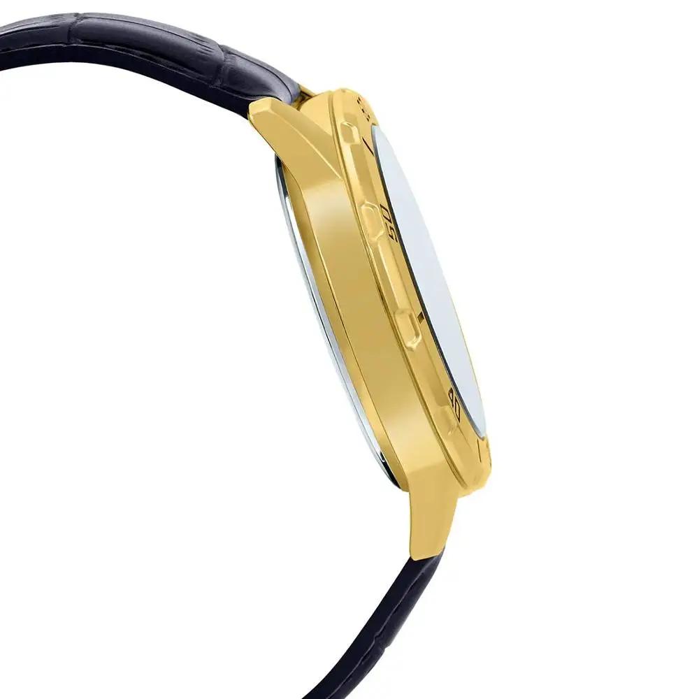 Мужские часы Casio Enticer с аналоговым черным циферблатом роскошный набор 50 м