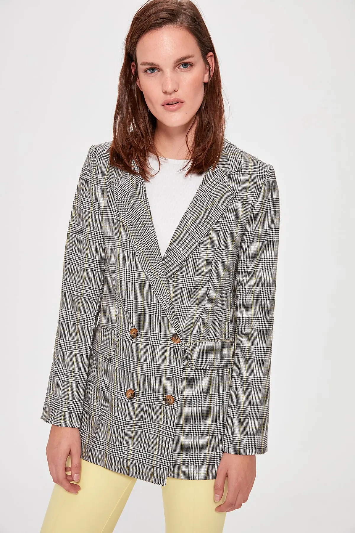 Trendyol куртка в клетку TWOAW20CE0074|Женские куртки| |