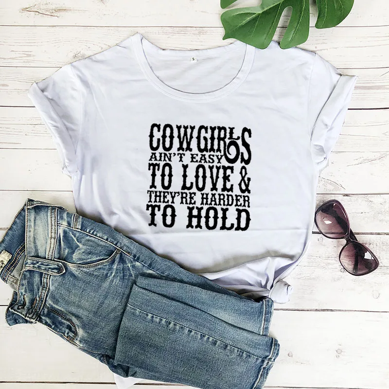 Cowgirls не просто любить их труднее держать напечатанные Новое поступление Женская