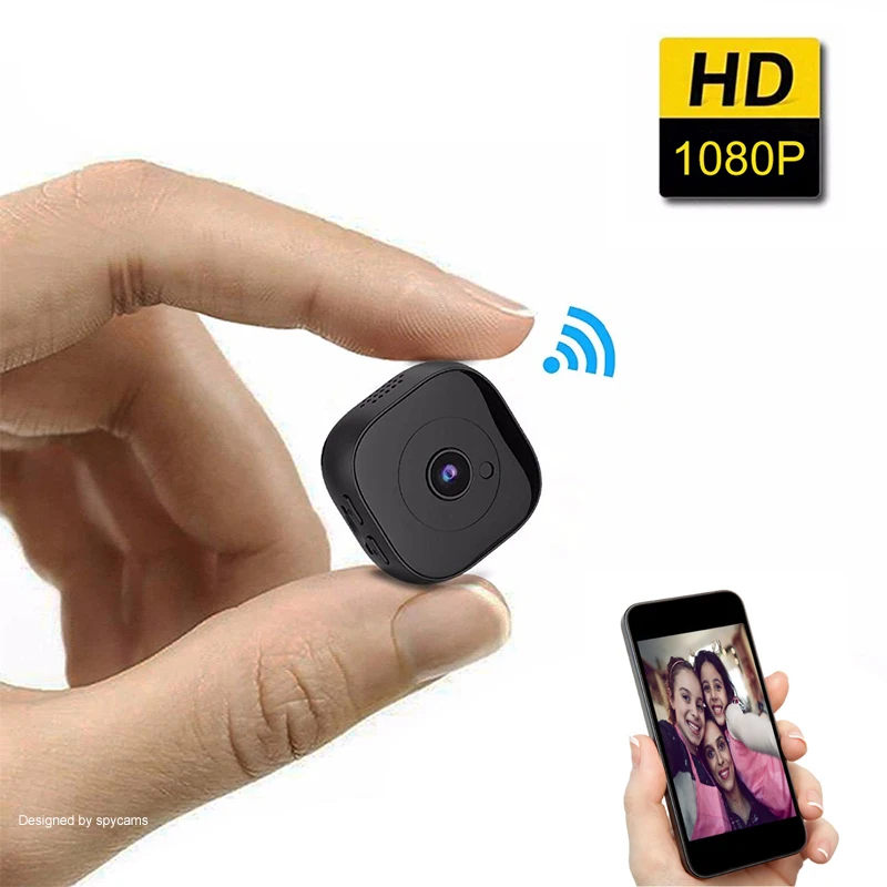 HD 1080p WiFi мини Камера для подводной съемки на глубине до Беспроводной няня с