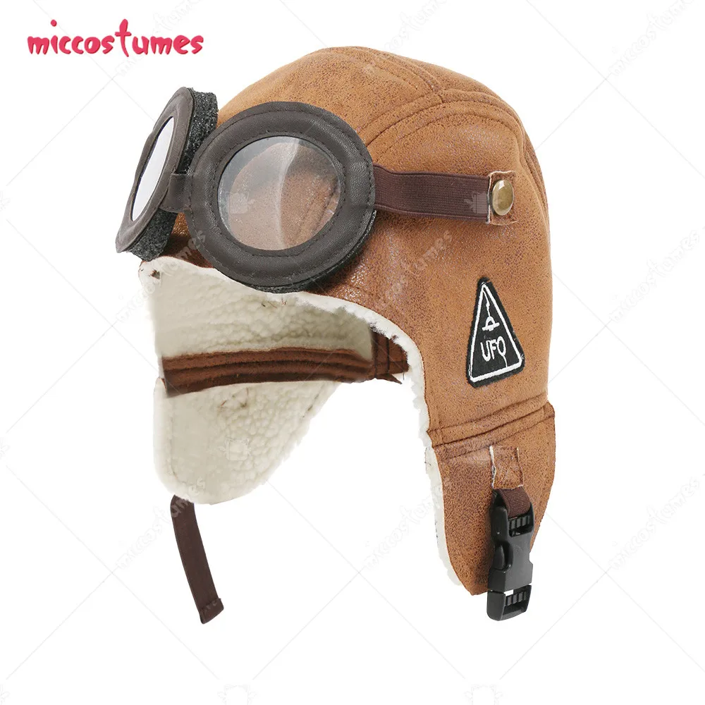 Детская Флисовая теплая шапка Авиатор с наушниками| |