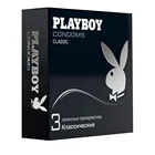 Классические гладкие презервативы Playboy Classic - 3 шт., Playboy