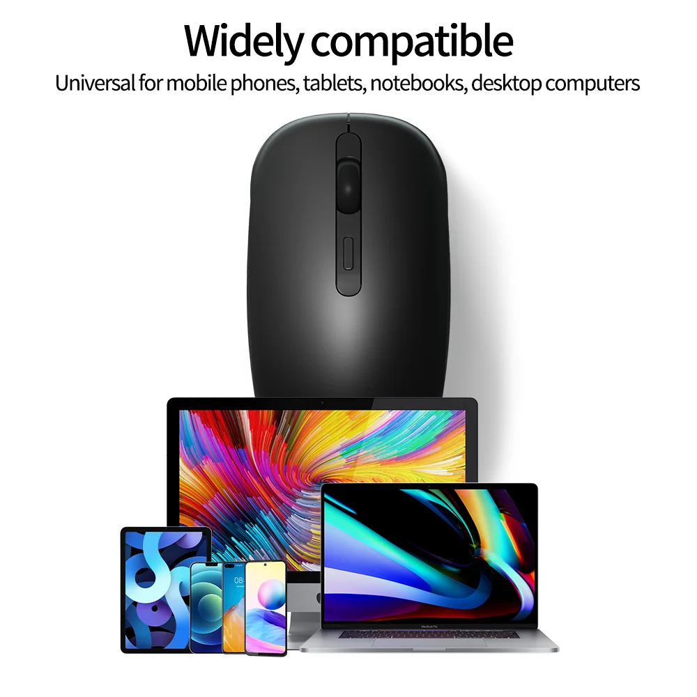 wireless bluetooth mouse rechargeable portable office silent mouse usb 2 4g backlit ergonomic gaming mouse for laptop pc free global shipping