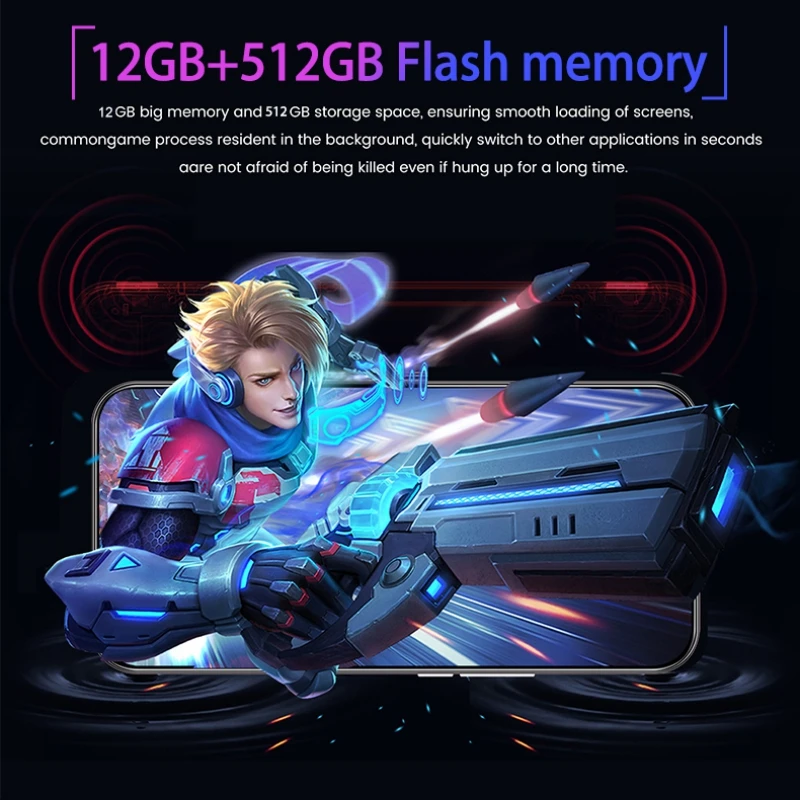 

Global V19 6.7 Inch Android Smartphones 5G LET Cellphones 12GB+512GB MTK-6799 Ten-Core 21+32MP Dual SIM Card Mobile Phones