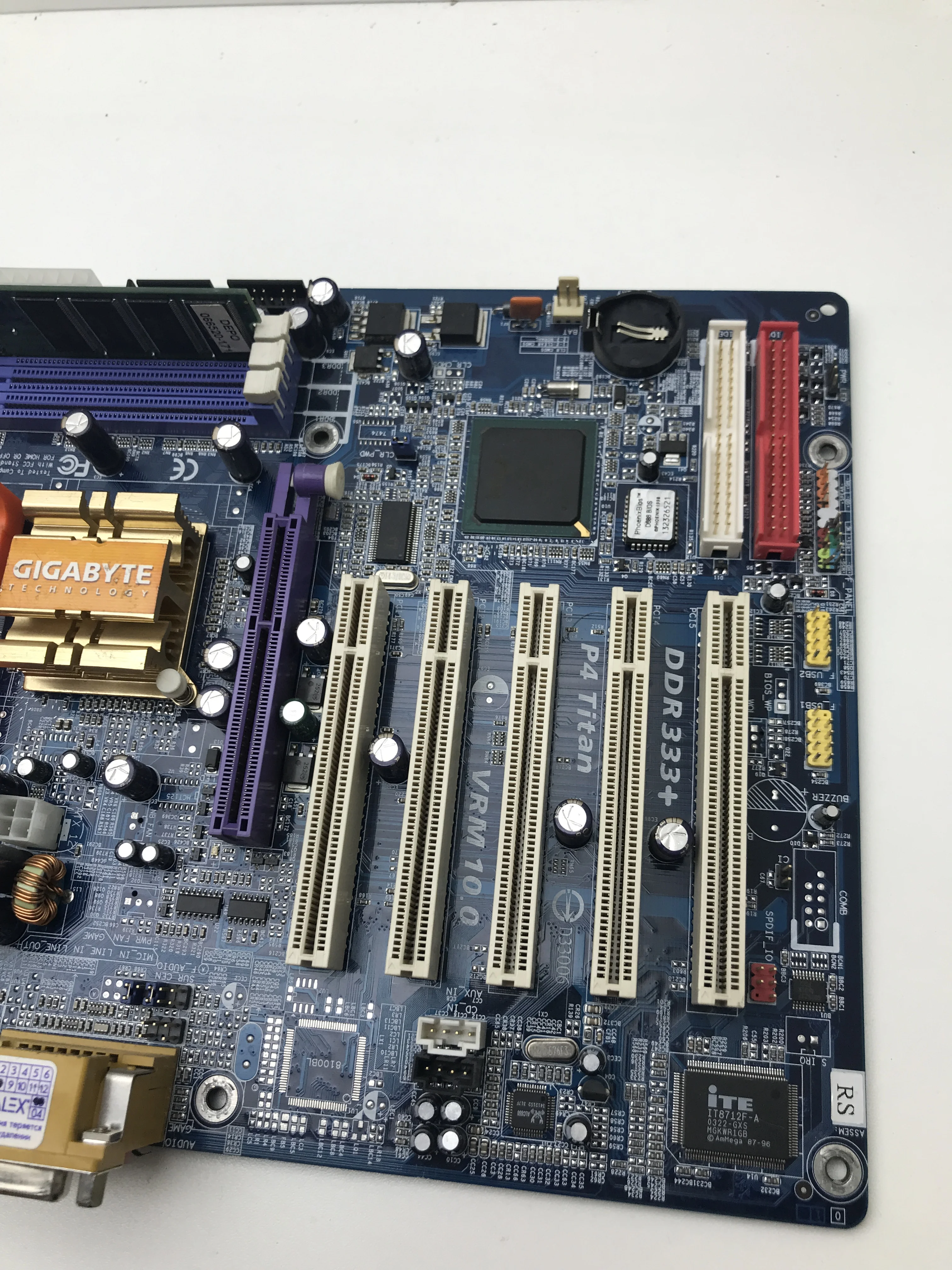 Материнская плата GIGABYTE GA-8PE800 +CPU +RAM Socket 478 | Компьютеры и офис