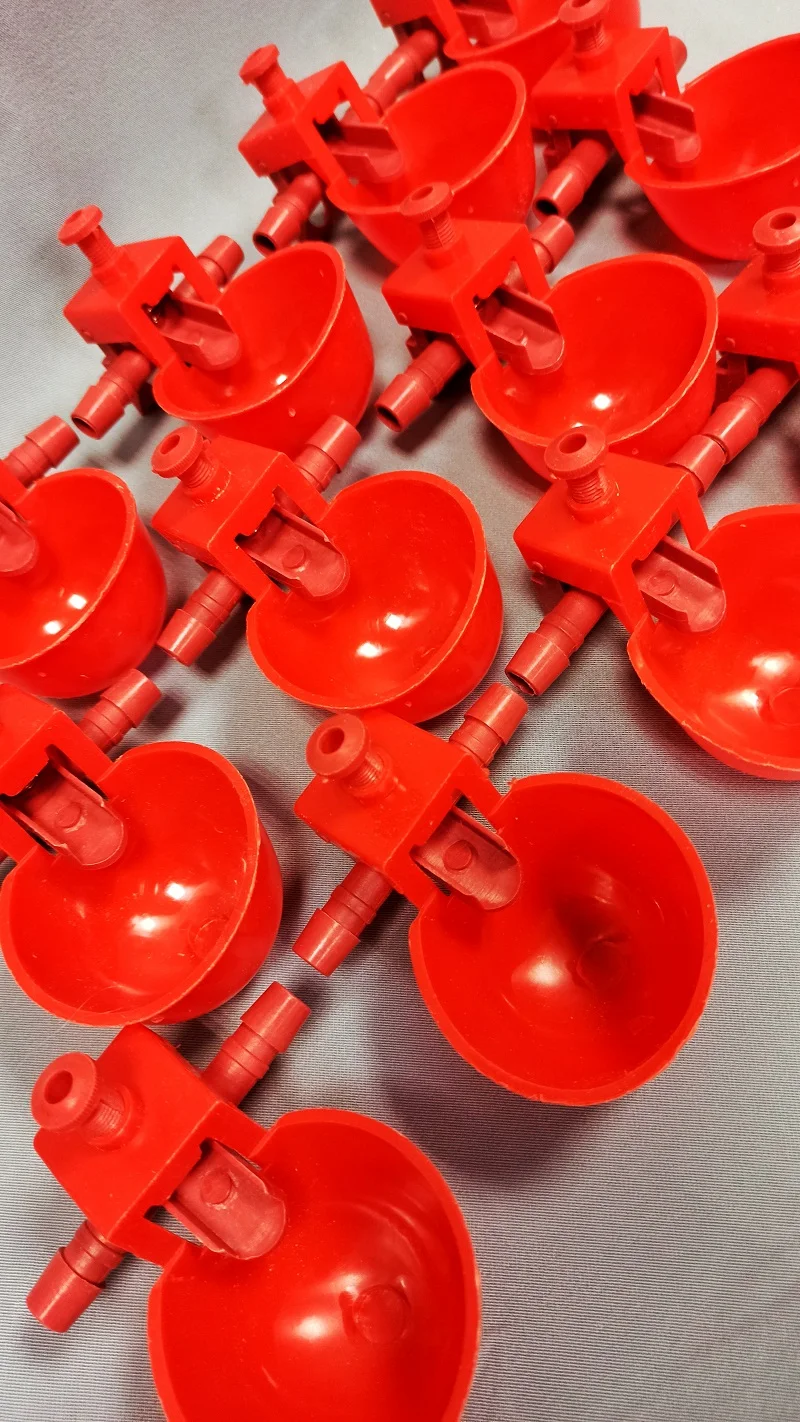 чашечные поилки для курицы перепела поилка птиц (готовый комплект 10 шт) | Дом и сад