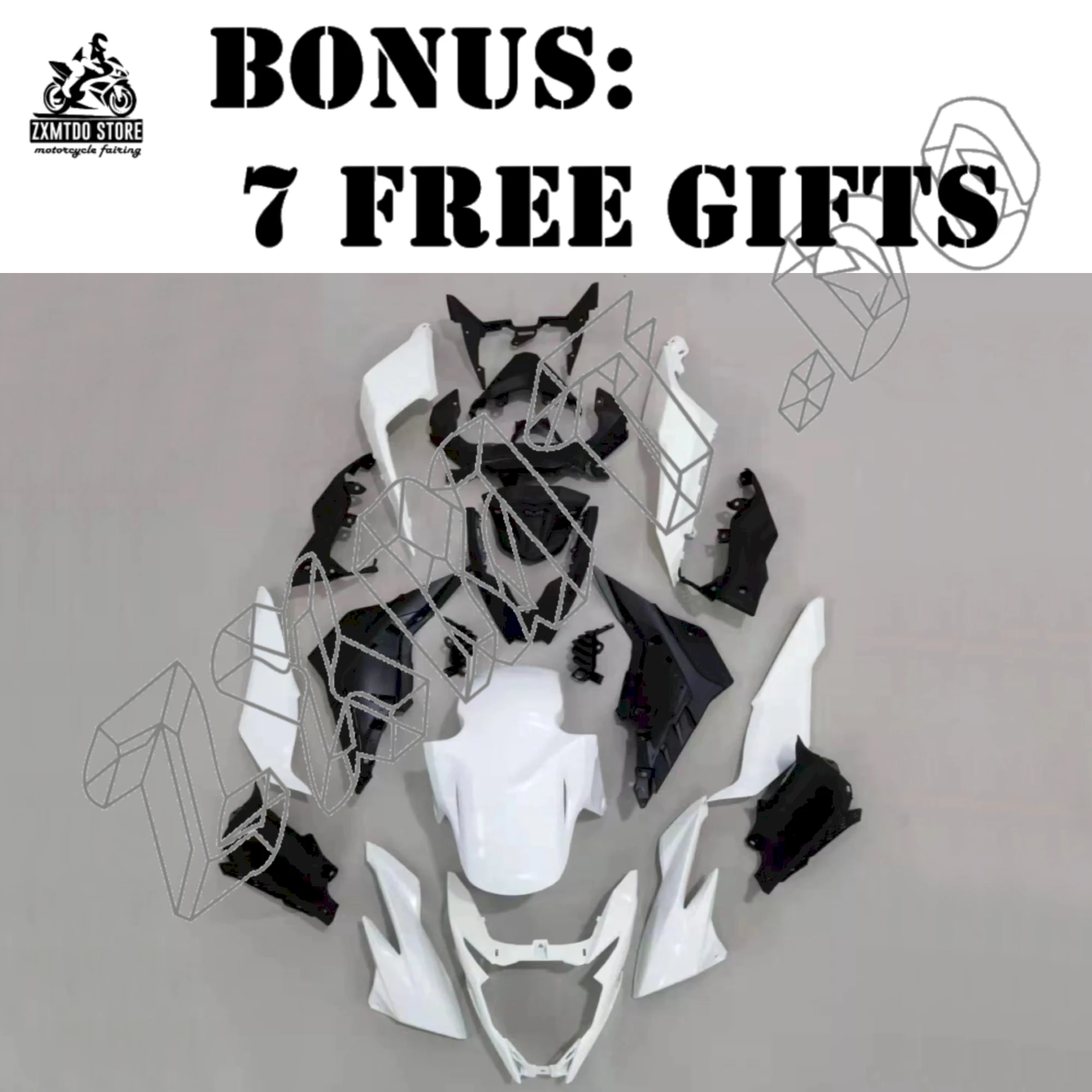 Fairing Kit For Honda CB500F 2016-2021 Injection plastic motorcycle body kit ABS plastic. мотопластик |