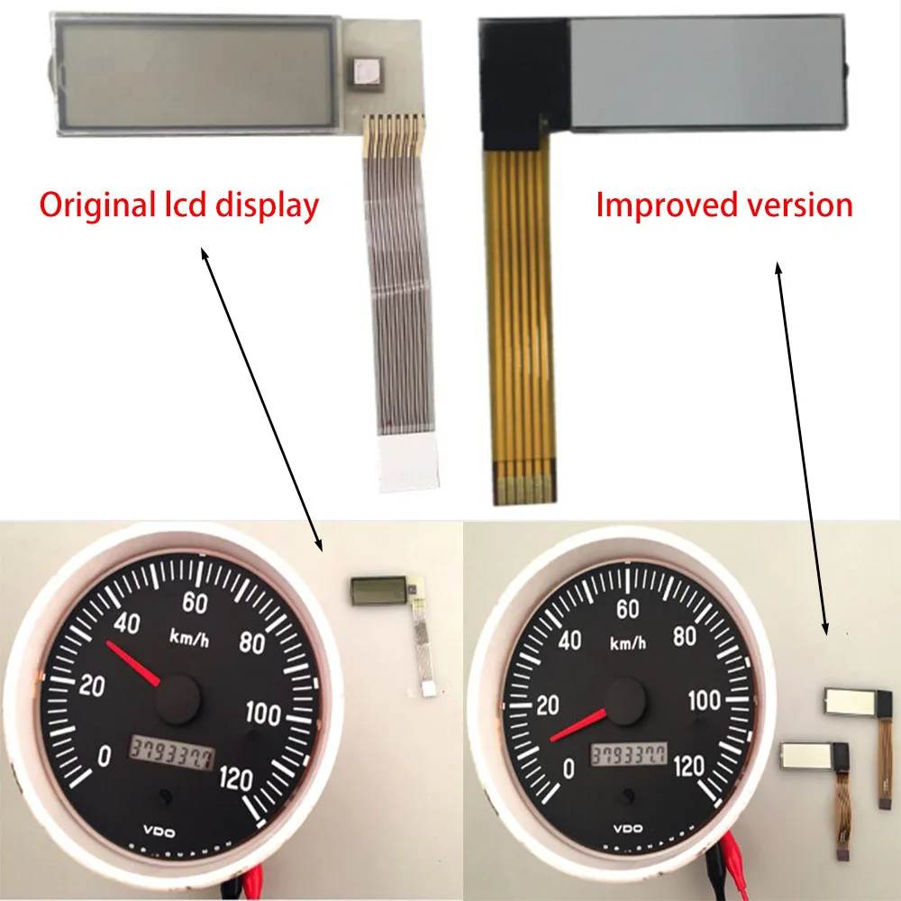 

VDO Tachometer LCD Display for Kenworth Truck Jcb Volvo Penta Boat Yanmar Marine hour meter display