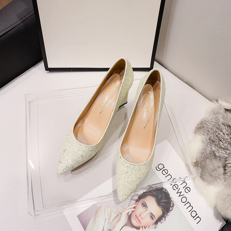 Туфли-лодочки женские на высоком каблуке элегантные вечерние туфли-лодочки без