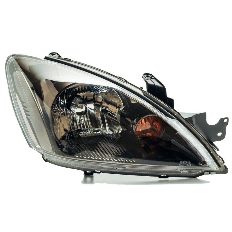 Фара правая черная подходит для MITSUBISHI LANCER 2003 2004 2005 2006 2007 фара С пассажирской