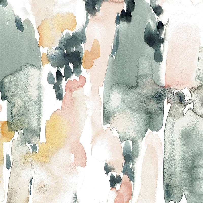 Пастель абстрактная акварель Арт холст картины нейтральный Цвета плакат печать