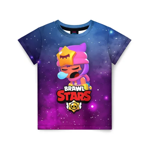 Детская футболка 3D SANDY SPACE (Brawl Stars)|Тройники| |