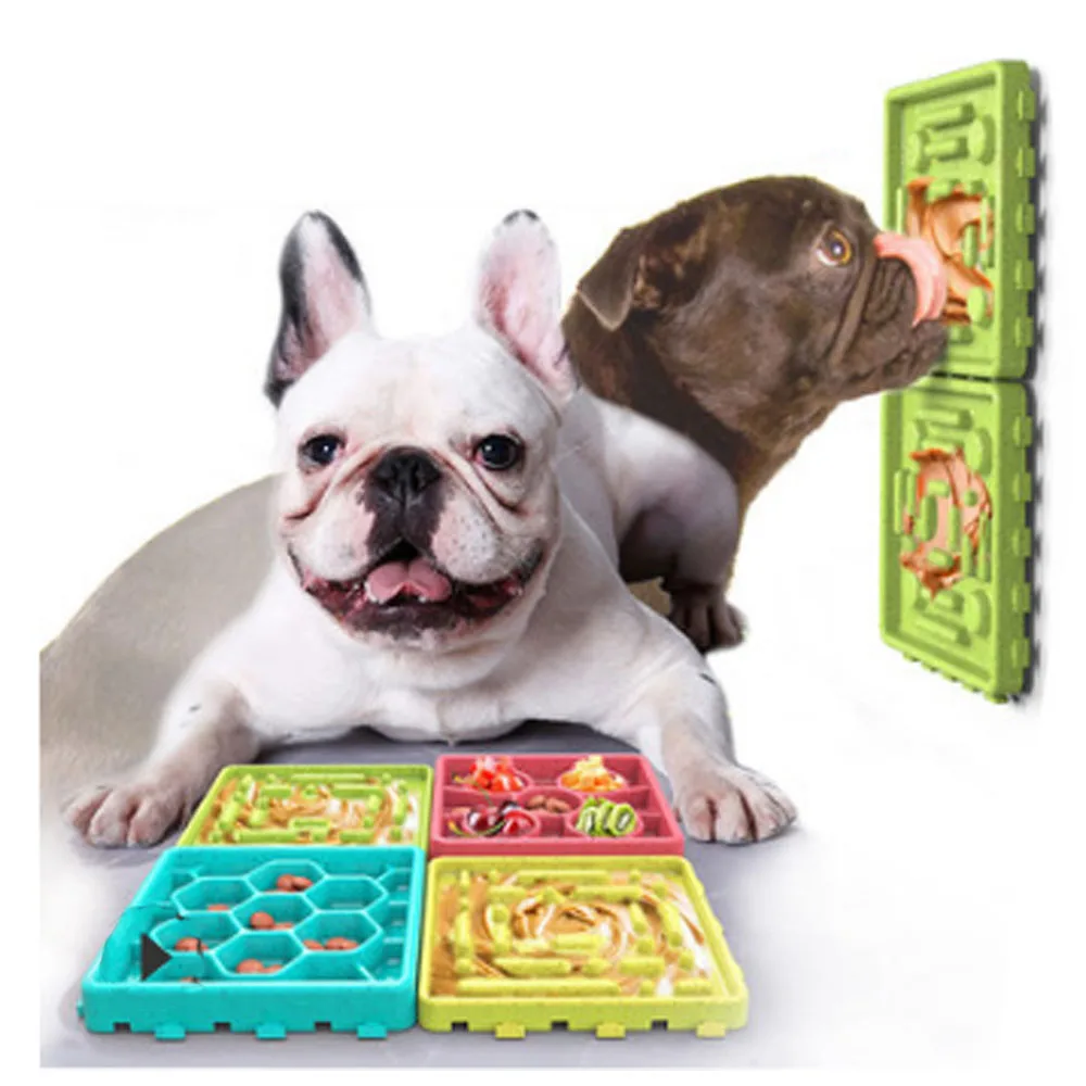 Pet supplies hot sale dog slow food bowl choking prevention slow food bowl licking plate