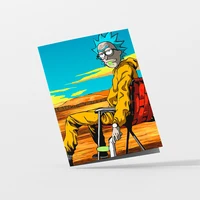 Обложка на паспорт "Рик и Морти"#1