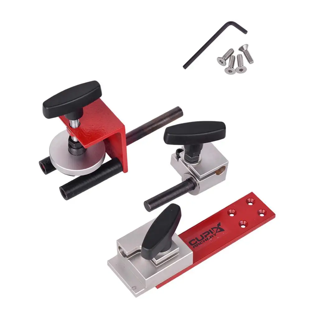 

Equipment Archery bow vise Parallel Metal Red Accessories Tool Sport Competition Equipment for Hunting Universal