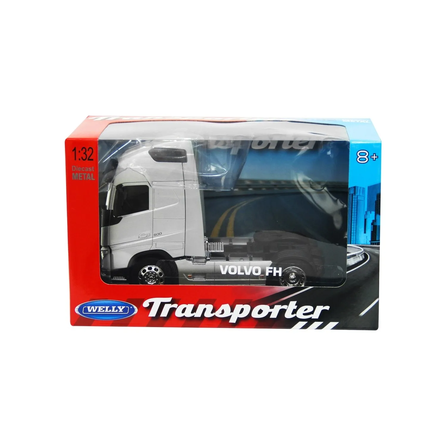 

Welly 1:32 White Volvo Fh 4 Wheel Truck Die Cast Metal