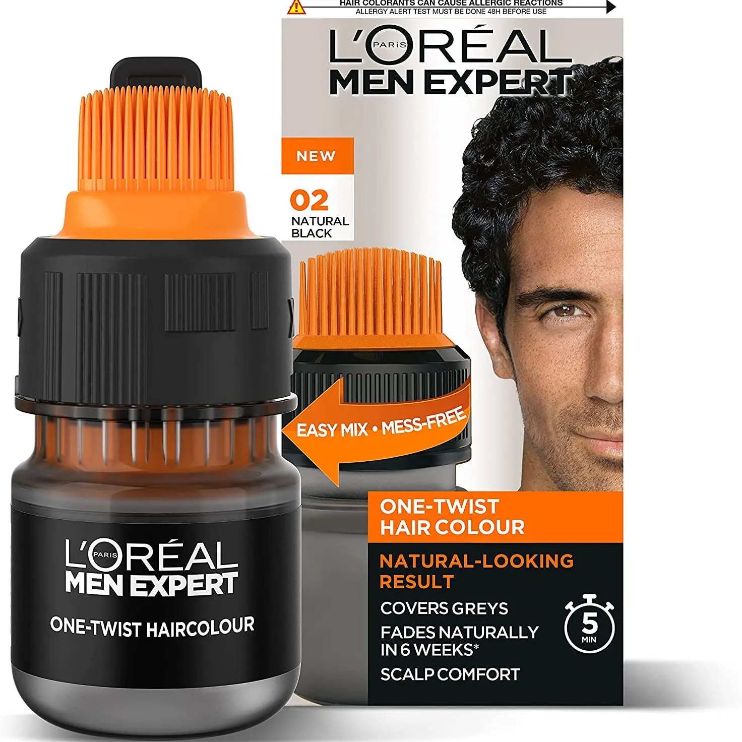 

L'Oreal Paris Men Expert One-twist Hair 02 Natural Black 50 ml