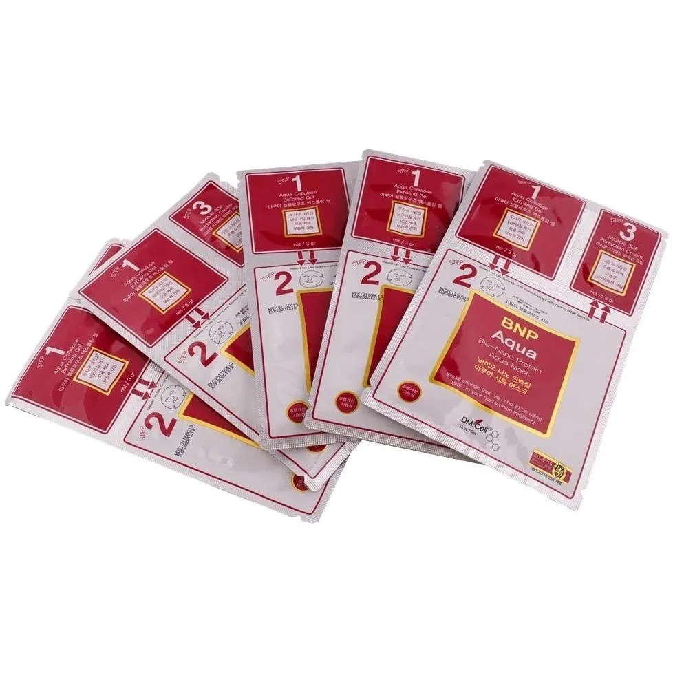 Биоцеллюлозные маски DM.Cell Аква маска BNP Aqua Bio Nano Protein Mask 5 шт|Средства для ухода и