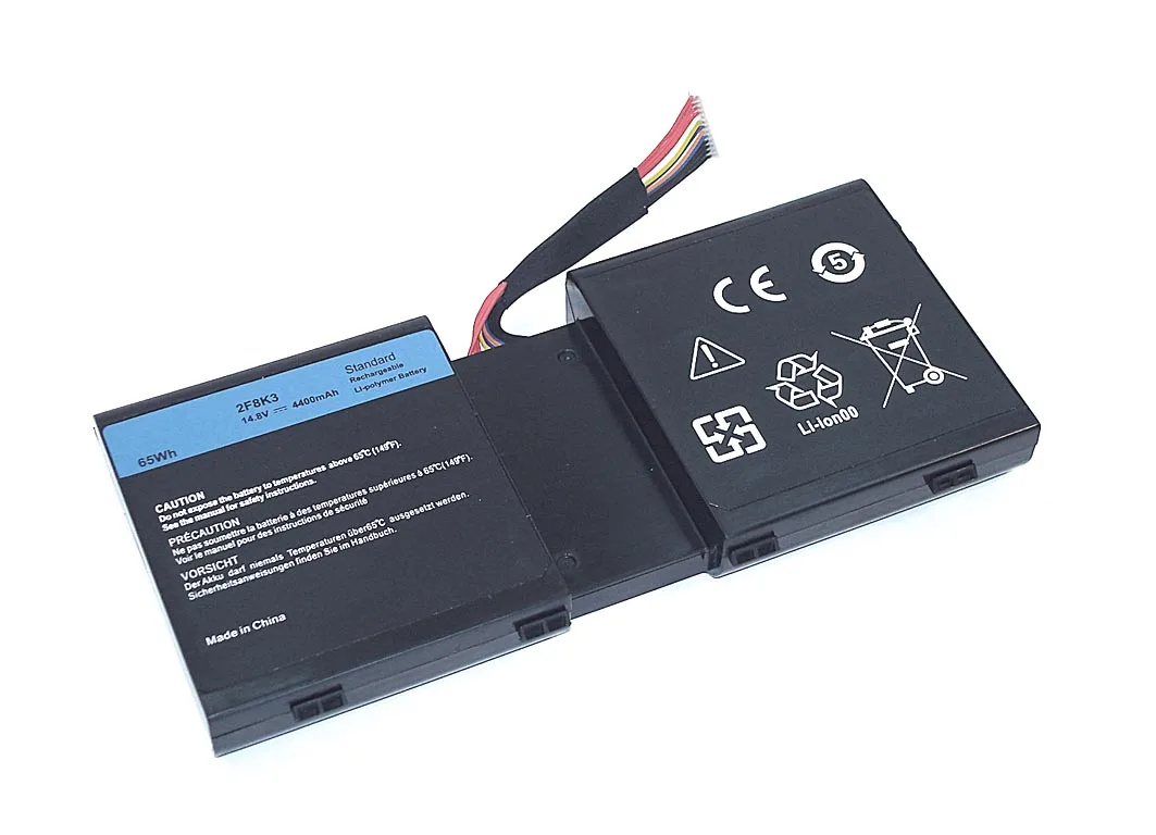 Аккумуляторная батарея для ноутбука Dell Alienware 17 R1 (2F8K3) 14.8V 4400mAh черная OEM |
