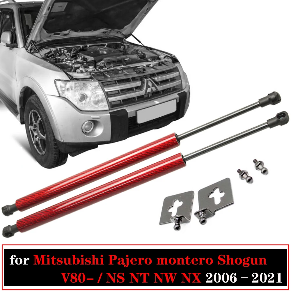 Для Mitsubishi Pajero montero Shogun V80 / NS NT NW NX 2006 2021передняя крышка капота модифицирующие