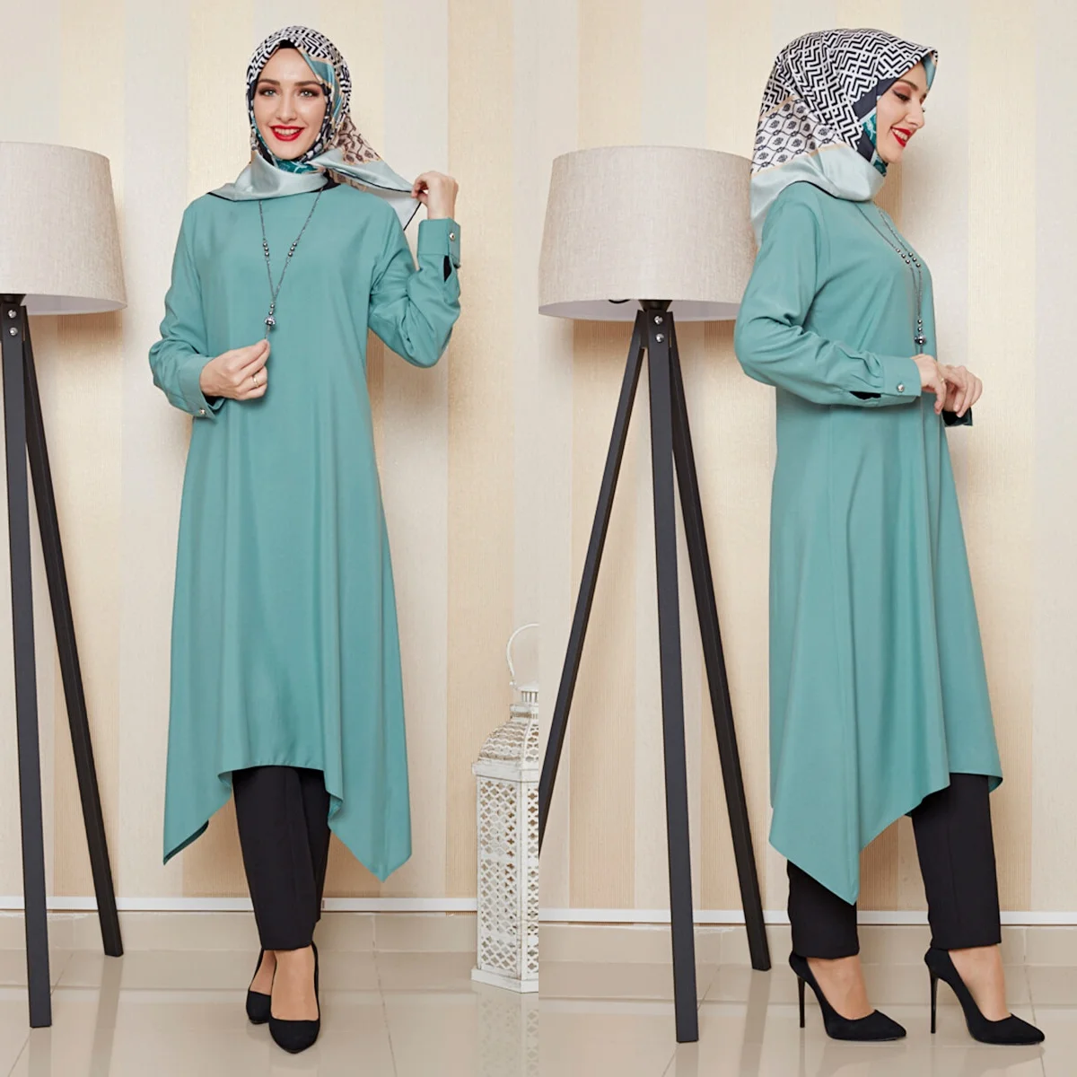 

5XL 6XL Plus Size Women Tops Blouse Shirt Long Sleeve Tunic Muslim Fashion New 2021 Spring Femme Top Casual Solid Shirts Blusas