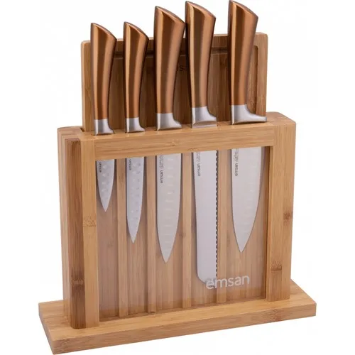 

Emsan Knife Matriks Rose Gold 7 Piece Knife Set