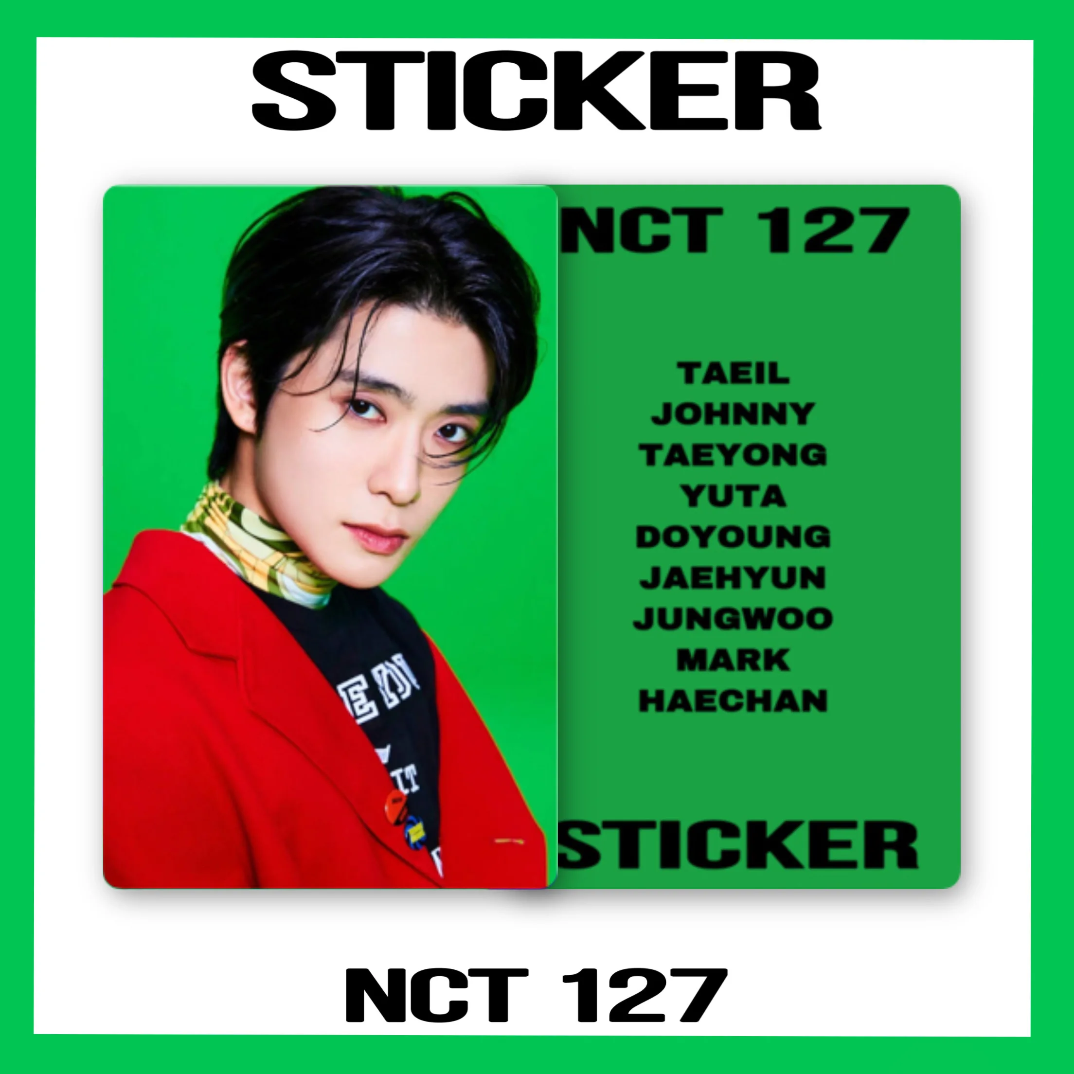 9 шт/комплект Карты закладка K-POP NCT 127 STICKER для коллекции