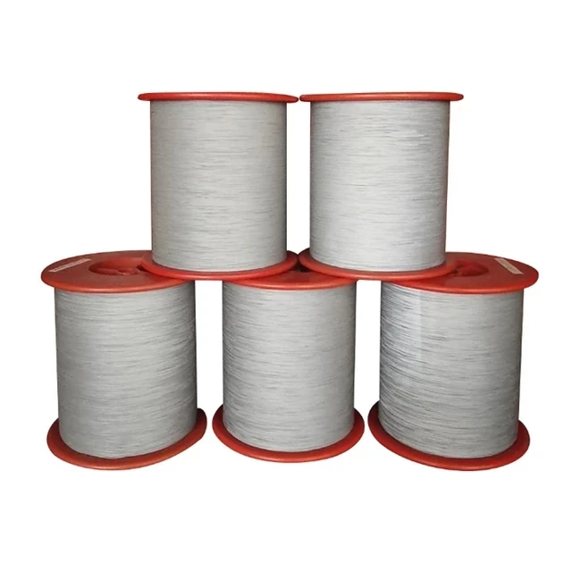 

0.5 mm x 4000 m Double Side Reflective Silk Normal Light Silver Grey Reflective Yarn Thread Factory Supply