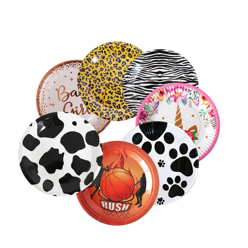 

Happy Birthday Holiday Party Disposable Tableware Supplies Baby Ben Show Paper Plate Cup Paper Towel BAG