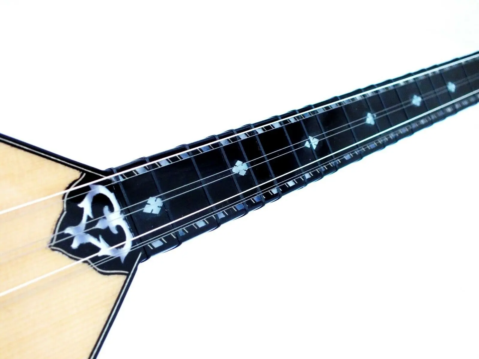 Наполовину вырезанный электроакустический длинный шейный Baglama Saz с