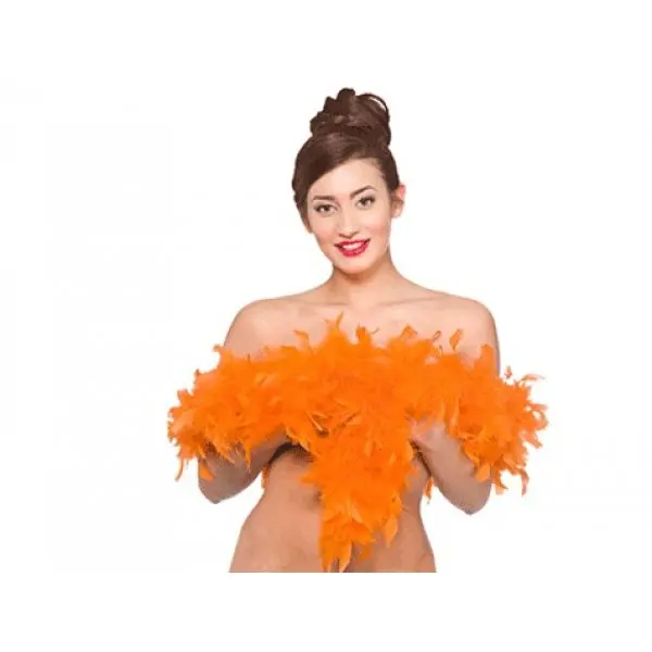 2 метра боа перо Otriş оранжевый|Ножницы для маникюра| |