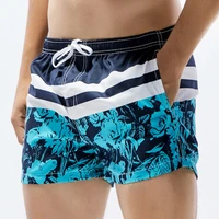 fashion printing flower summer quick drying casual sublimation breathable mens beach short men fitness gym shorts